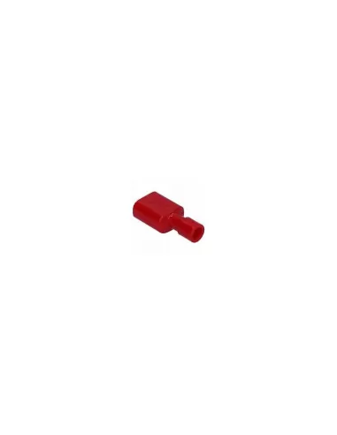 Connecteur mâle rouge Cembre RF-M608P 6.35x0.8 entièrement isolé